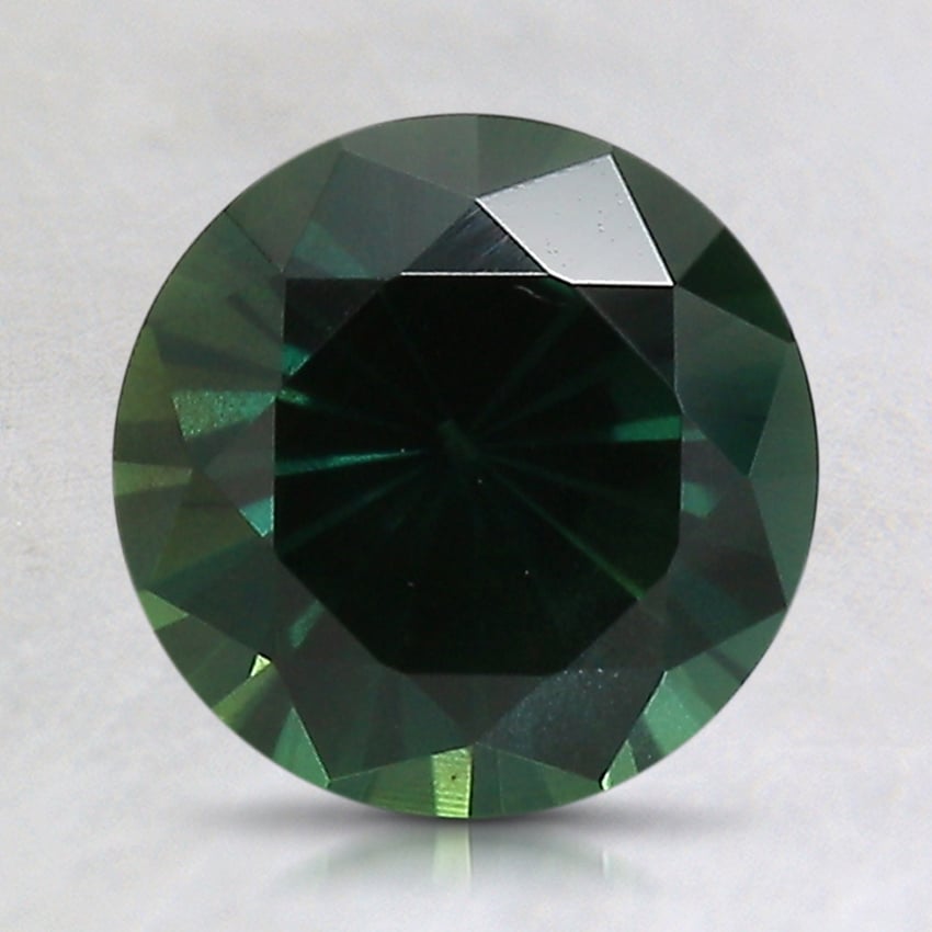 7.7x7.6mm Unheated Teal Round Kenyan Sapphire