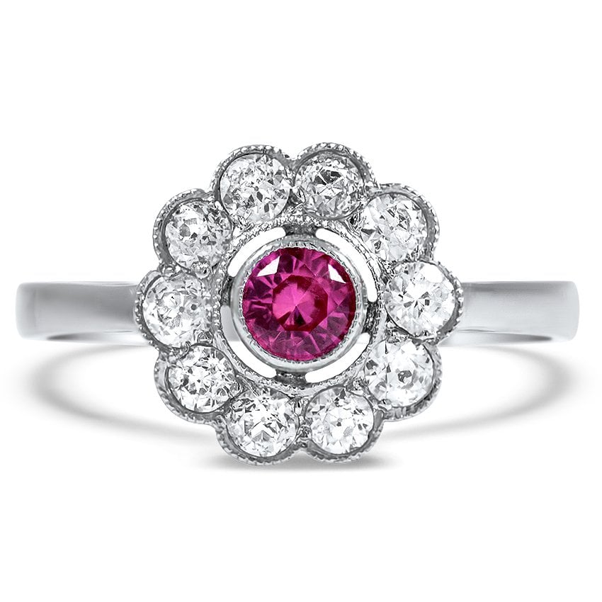 Edwardian Ruby Vintage Ring