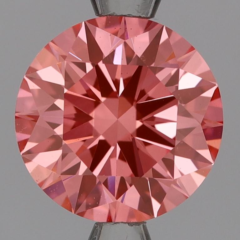 2.05 Ct. Fancy Vivid Pink Round Lab Grown Diamond