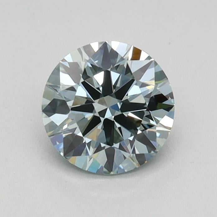0.59 Ct. Fancy Intense Green Round Lab Grown Diamond