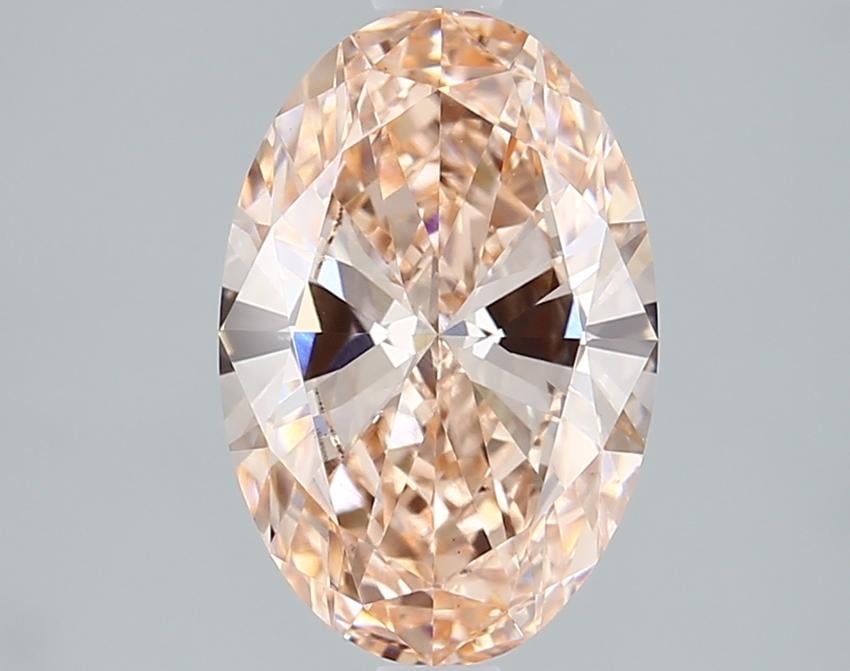 2.00 Ct. Fancy Vivid Pink Oval Lab Grown Diamond