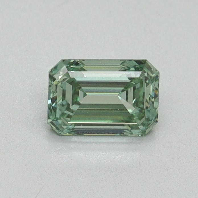 0.47 Ct. Fancy Vivid Green Emerald Lab Grown Diamond