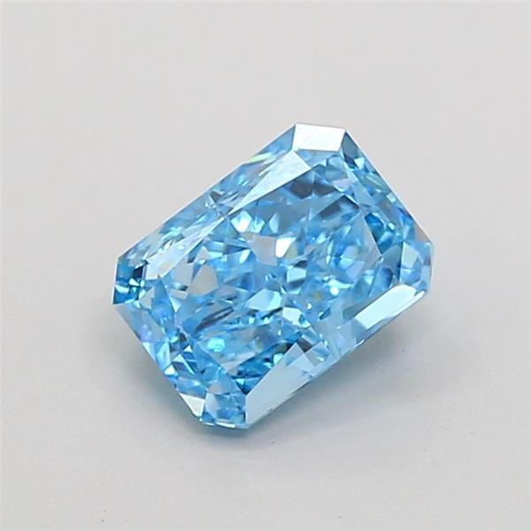 1.00 Ct. Fancy Vivid Blue Radiant Lab Grown Diamond