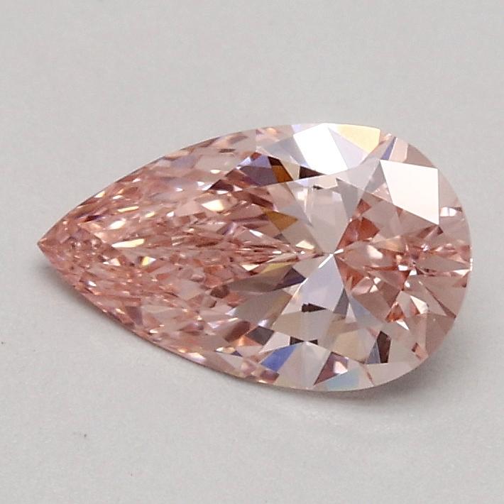 0.56 Ct. Fancy Intense Pink Pear Lab Grown Diamond