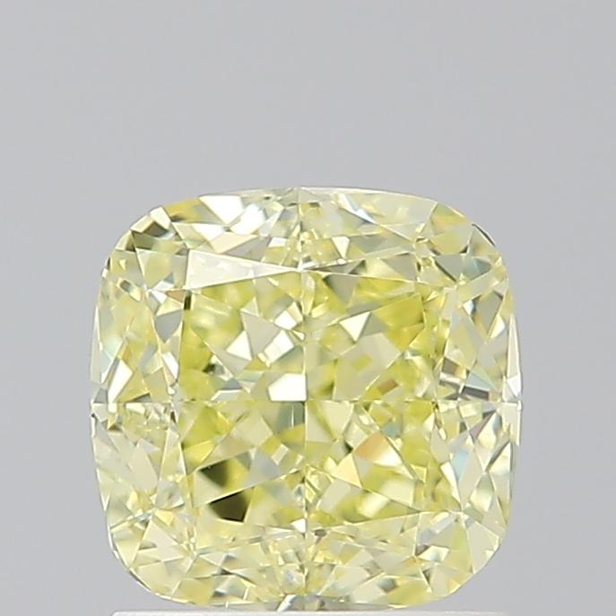 1.50 Ct. Fancy Intense  Yellow Cushion Diamond