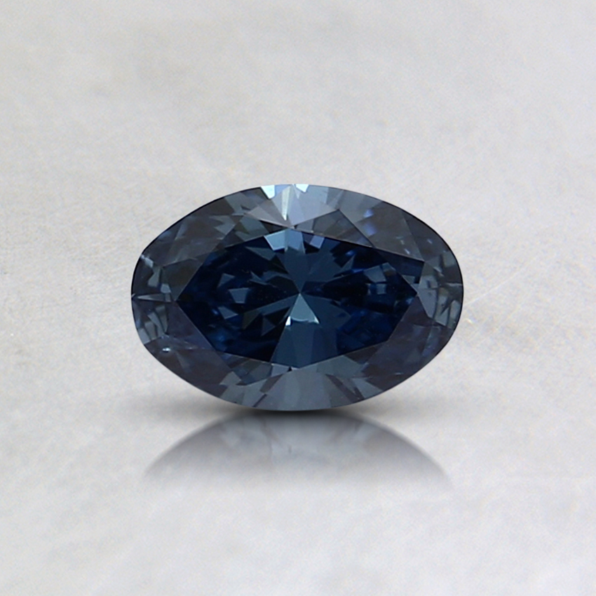 0.32 Ct. Fancy Deep Blue Oval Lab Grown Diamond
