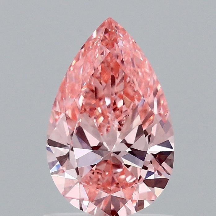 1.00 Ct. Fancy Vivid Pink Pear Lab Grown Diamond