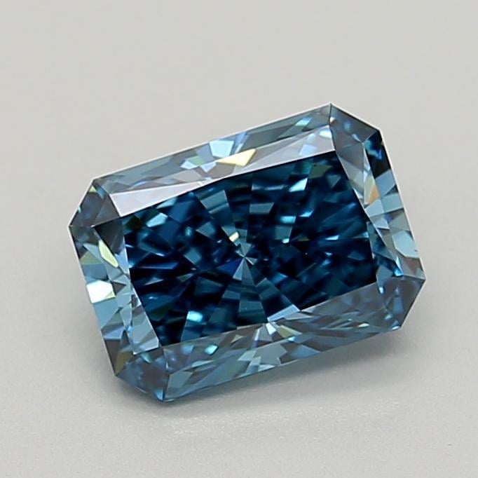 2.00 Ct. Fancy Vivid  Blue Radiant Lab Grown Diamond
