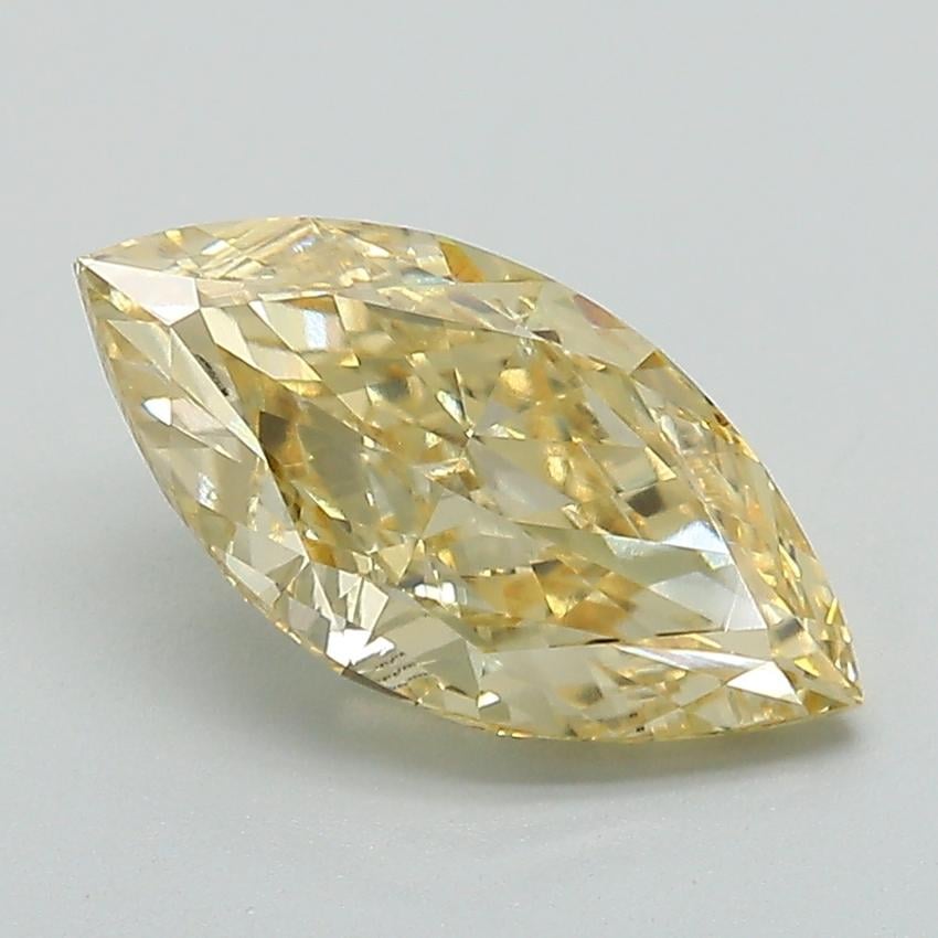1.91 Ct. Fancy Intense  Yellow Marquise Lab Grown Diamond