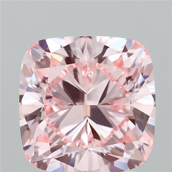 3.00 Ct. Fancy Intense Pink Cushion Lab Grown Diamond