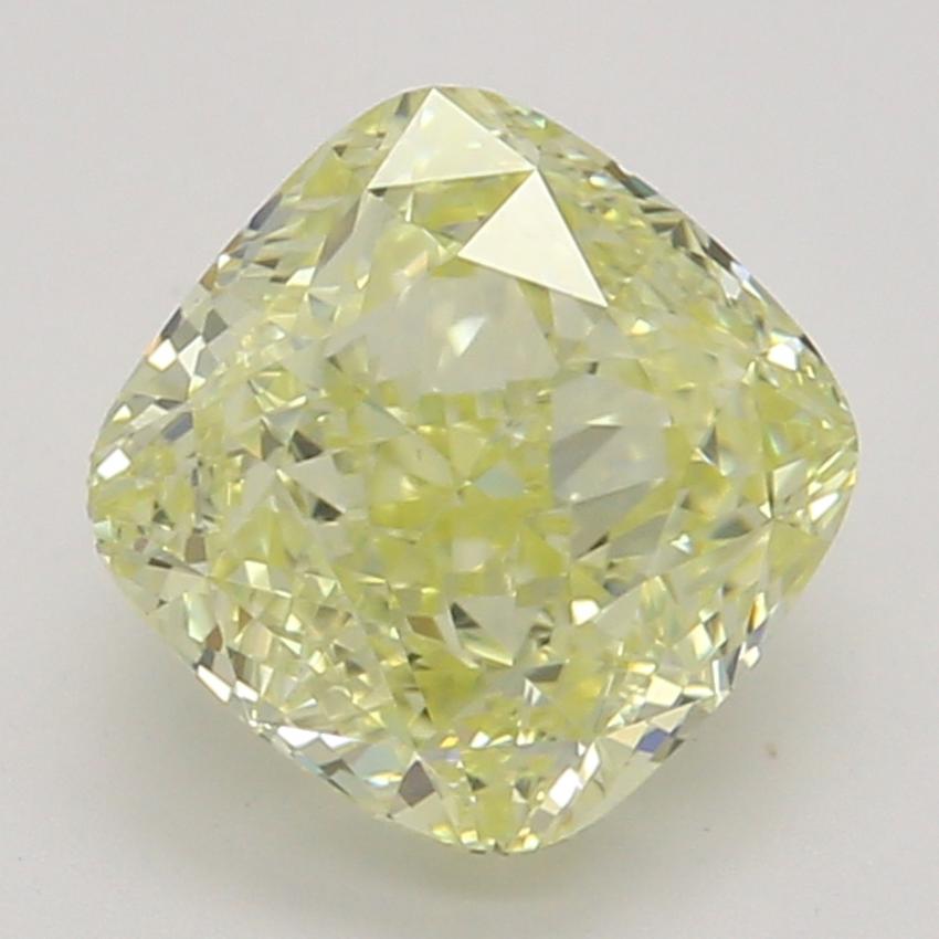 0.94 Ct. Fancy Yellow Cushion Diamond