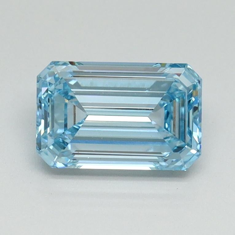 1.04 Ct. Fancy Intense Blue Emerald Lab Grown Diamond