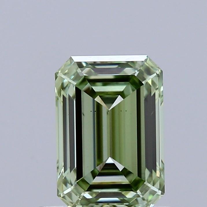 1.01 Ct. Fancy Vivid  Green Emerald Lab Grown Diamond