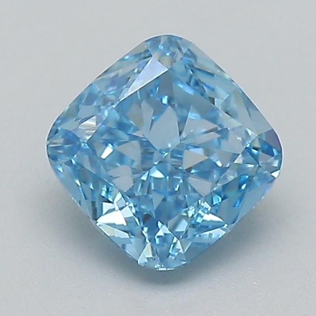 0.57 Ct. Fancy Vivid  Blue Radiant Lab Grown Diamond