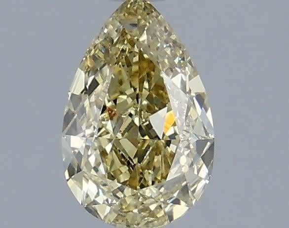 1.07 Ct. Fancy Intense Yellow Pear Lab Grown Diamond