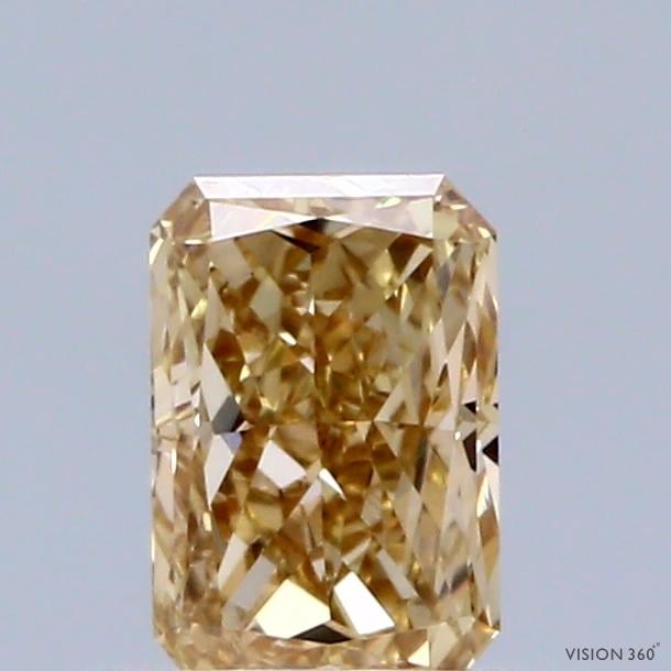 0.55 Ct. Fancy Yellow Radiant Lab Grown Diamond