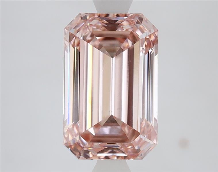 2.56 Ct. Fancy Intense Pink Emerald Lab Grown Diamond