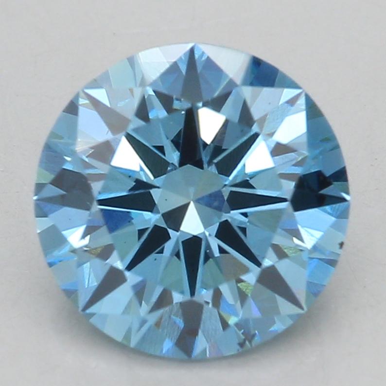 1.50 Ct. Fancy Intense Blue Round Lab Grown Diamond