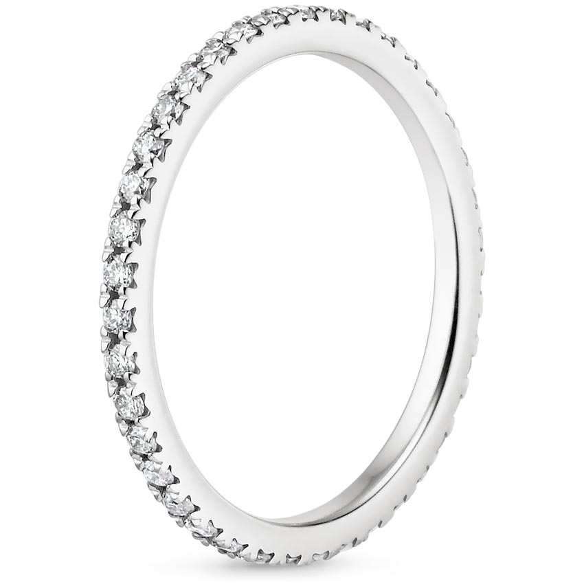 18K White Gold Sonora Eternity Diamond Ring (3/8 ct. tw.), large side view