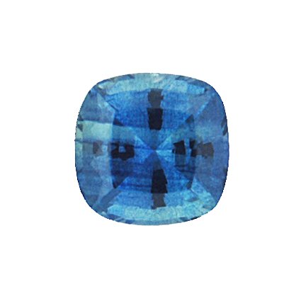 6.5mm Blue Cushion Sapphire