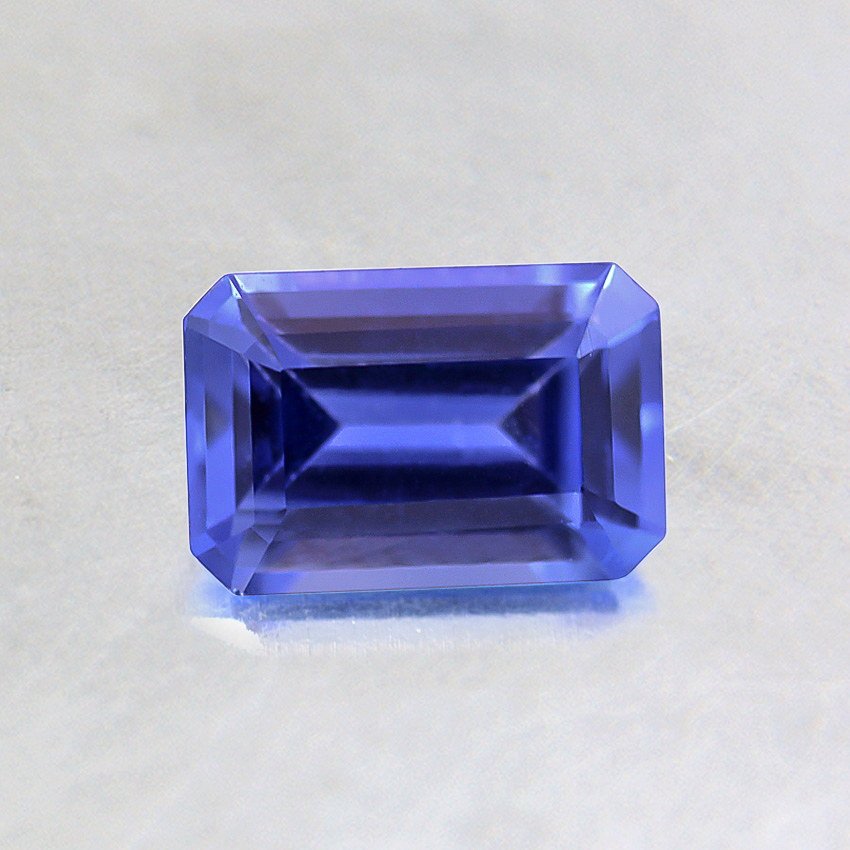 6x4mm Blue Emerald Cut Sapphire