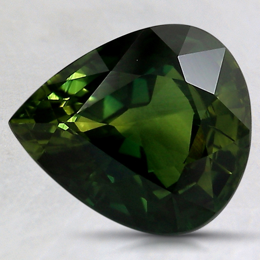 9.5x8.3mm Bi-Color Pear Australian Sapphire