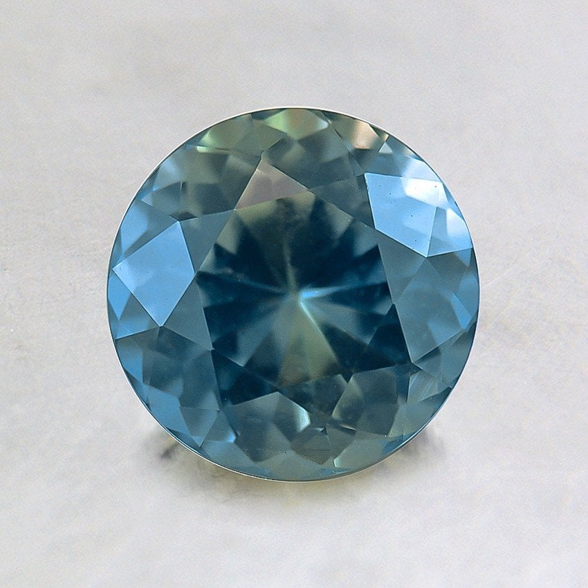 6.5mm Premium Teal Round Sapphire | STSL6.5RD2