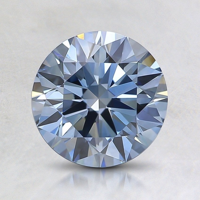 1.25 Ct. Fancy Blue Round Lab Grown Diamond