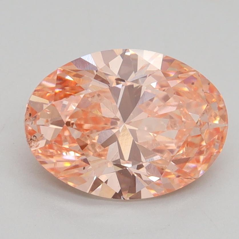 1.90 Ct. Fancy Intense Pink Oval Lab Grown Diamond