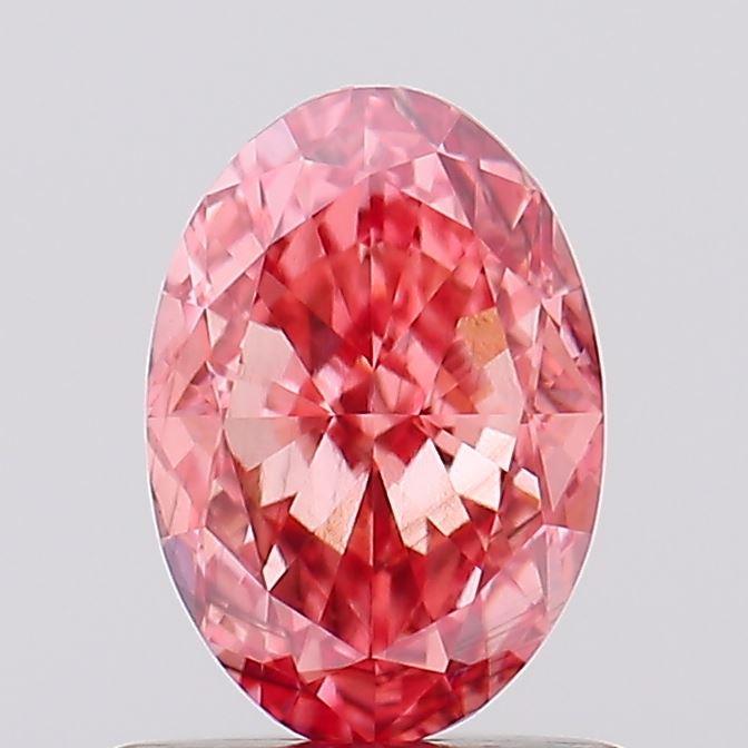 1.03 Ct. Fancy Vivid Pink Oval Lab Grown Diamond
