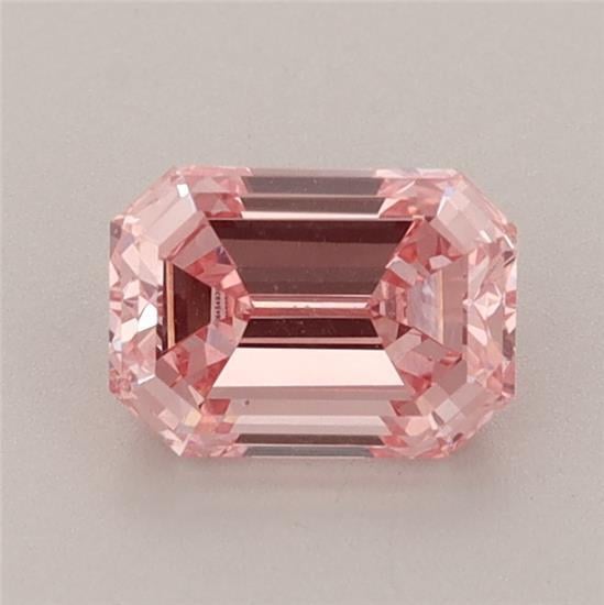 0.95 Ct. Fancy Vivid Pink Emerald Lab Grown Diamond