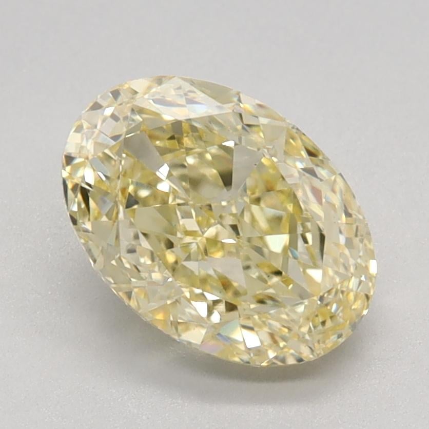 1.50 Ct. Fancy Intense Yellow Oval Lab Grown Diamond