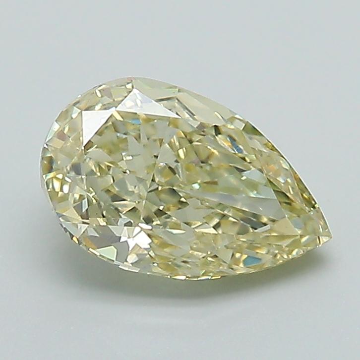 1.21 Ct. Fancy Yellow Pear Lab Grown Diamond