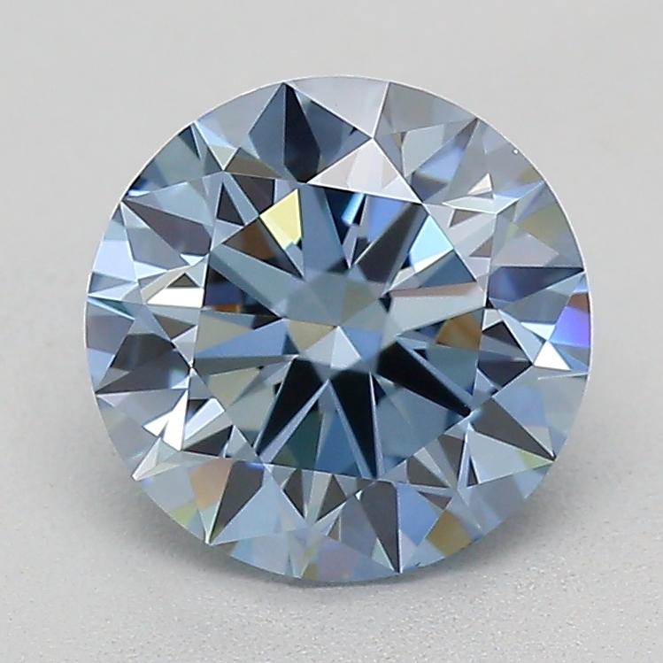 1.01 Ct. Fancy Blue Round Lab Grown Diamond