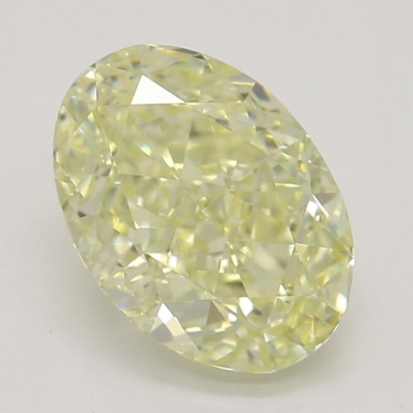 1.15 Ct. Fancy Light Yellow Oval Diamond