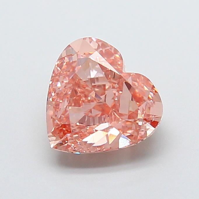 3.00 Ct. Fancy Intense Brown Pink Heart Lab Grown Diamond