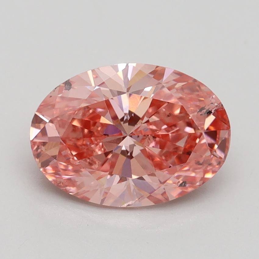 1.70 Ct. Fancy Intense Pink Oval Lab Grown Diamond