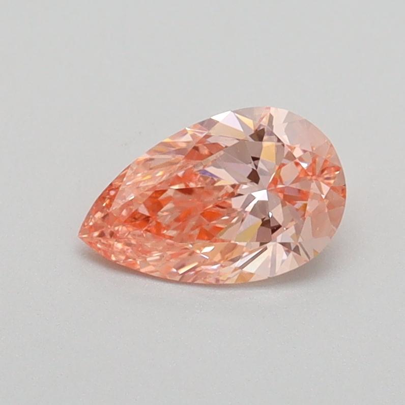 0.53 Ct. Fancy Intense Pink Pear Lab Grown Diamond