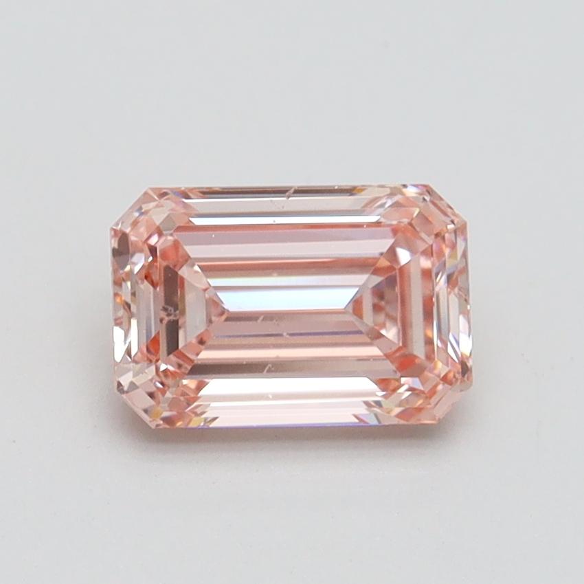 1.01 Ct. Fancy Intense Pink Emerald Lab Grown Diamond