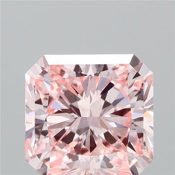 2.16 Ct. Fancy Vivid  Pink Radiant Lab Grown Diamond