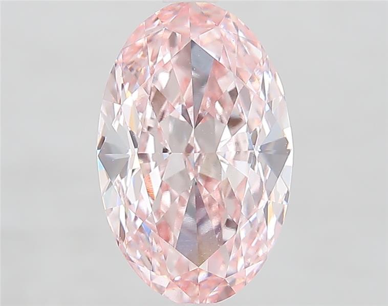 3.75 Ct. Fancy Intense  Pink Oval Lab Grown Diamond