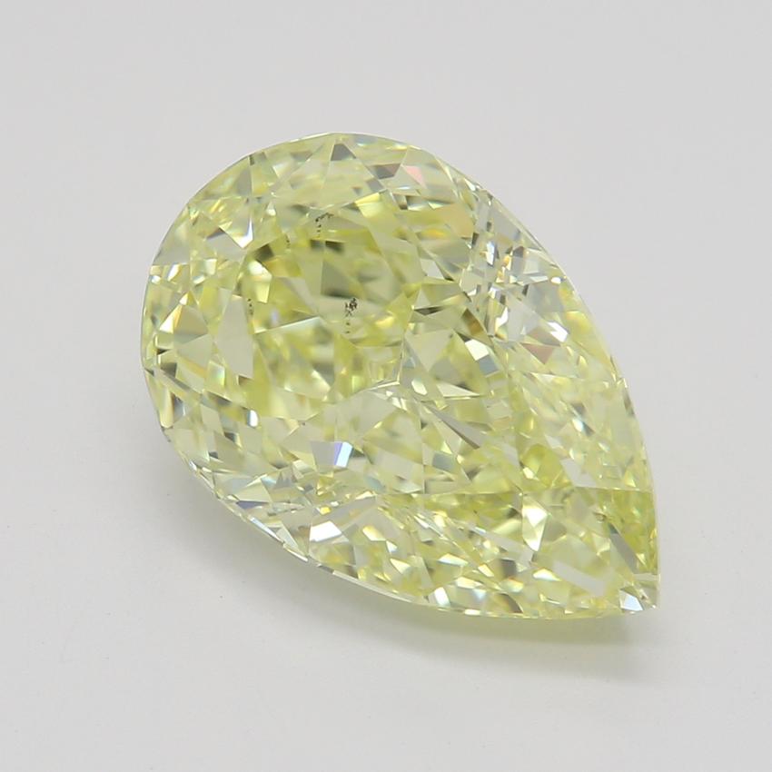 2.54 Ct. Fancy Yellow Pear Diamond