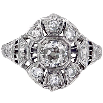 Art Deco Diamond Vintage Ring