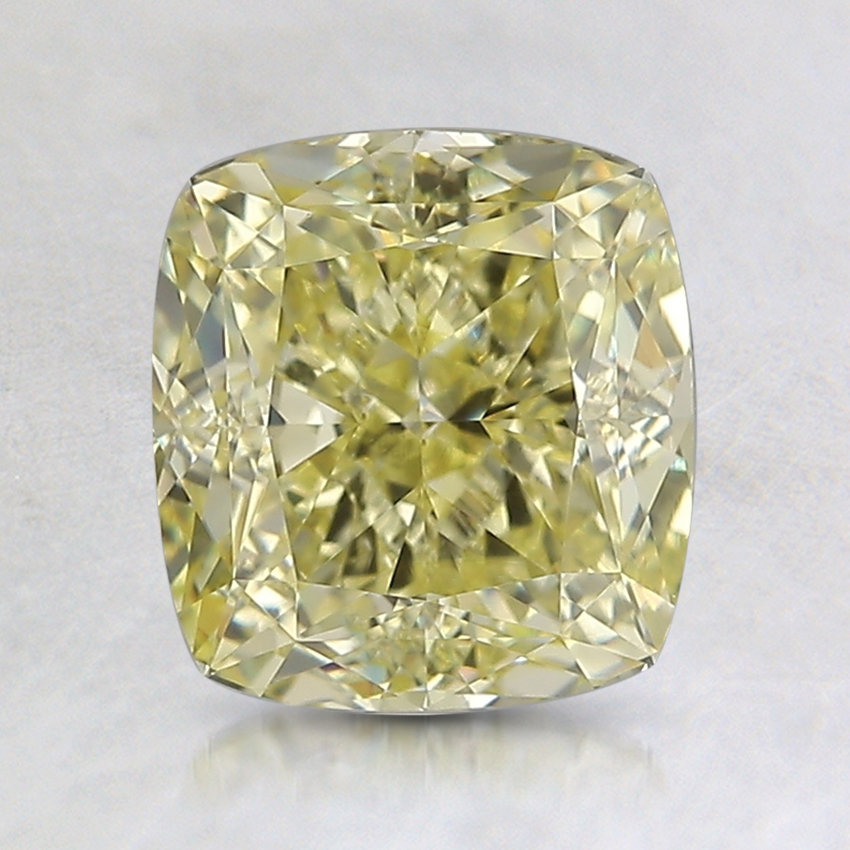 2.17 Ct. Fancy Yellow Cushion Diamond