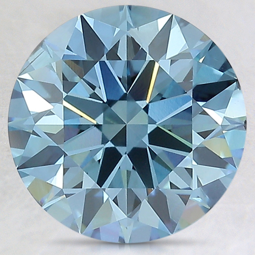3.02 Ct. Fancy Intense Blue Round Lab Grown Diamond