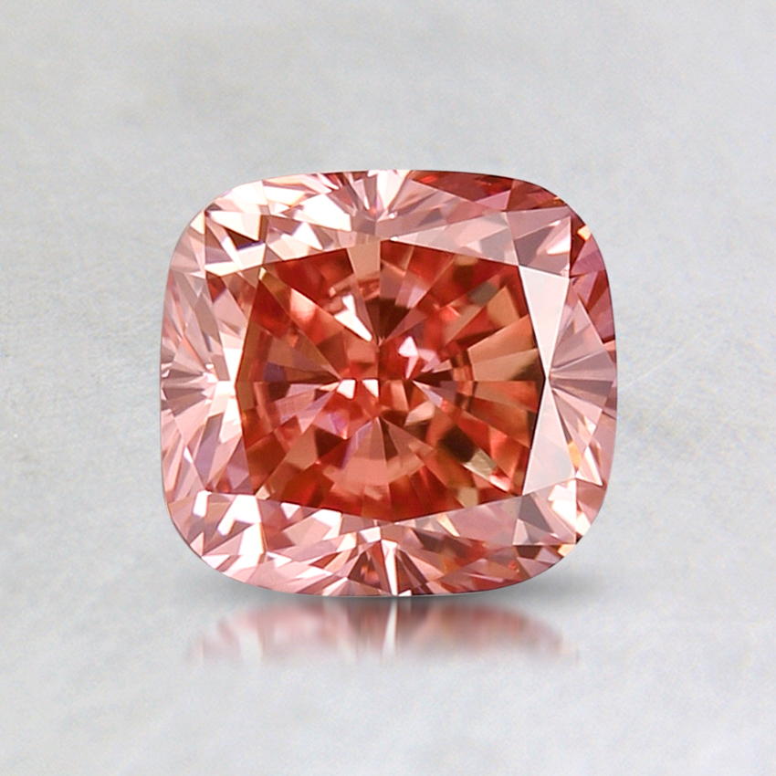 1.29 ct. Lab Grown Fancy Pink Cushion Diamond