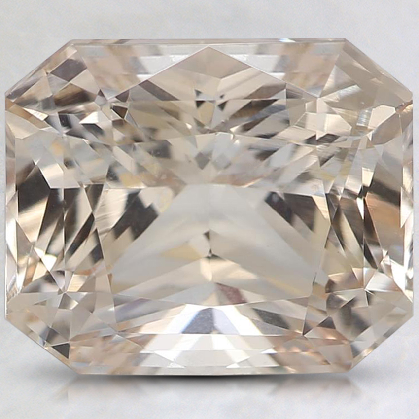 10.2x8.7mm Unheated Peach Radiant Sapphire