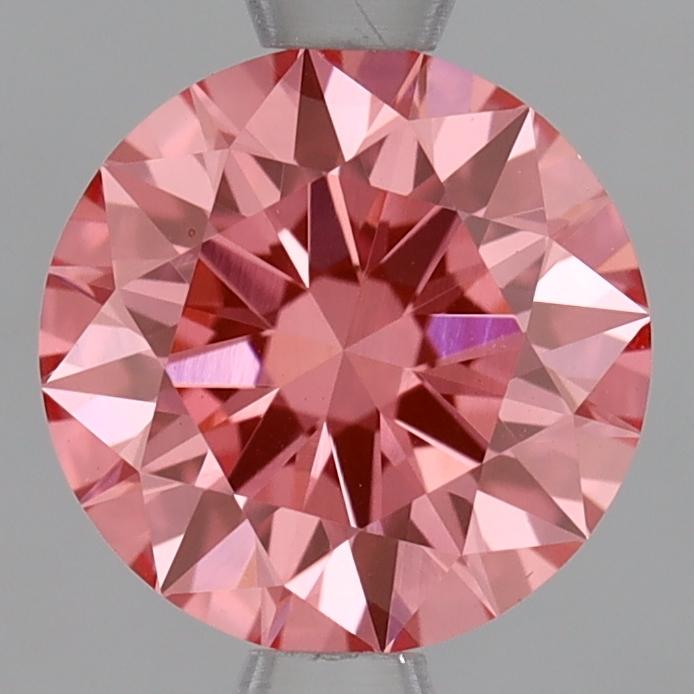 1.07 Ct. Fancy Vivid Pink Round Lab Grown Diamond