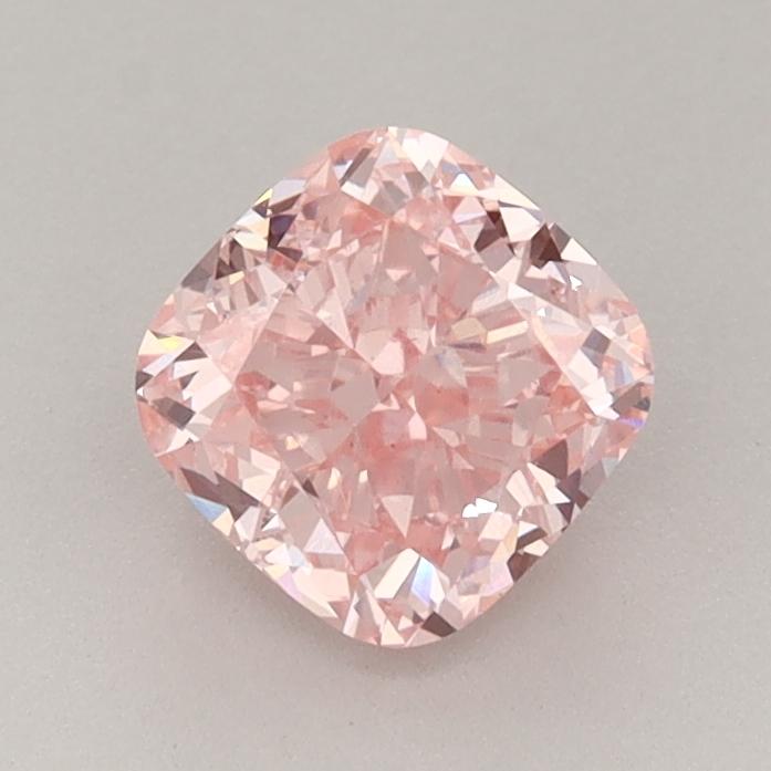 1.20 Ct. Fancy Vivid  Pink Cushion Lab Grown Diamond