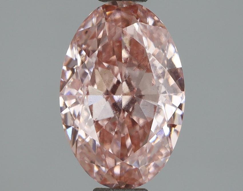 2.01 Ct. Fancy Vivid Pink Oval Lab Grown Diamond